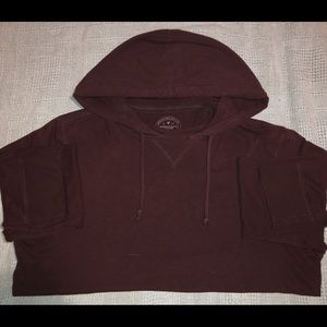 American Eagle, maroon, pullover, T-shirt hoodie
